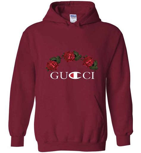 gucci champion collab hoodie